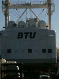 White vehicle; BTU